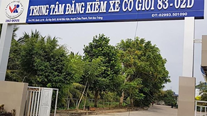 Trung tâm đăng kiểm ở tỉnh Sóc Trăng bị đình chỉ 3 tháng ảnh 1