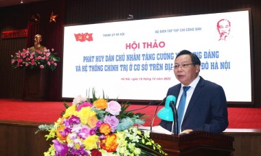 Phó Bí thư Thành ủy Hà Nội: Thực hiện quy chế dân chủ ở cơ sở sẽ tạo ra nguồn lực để phát triển