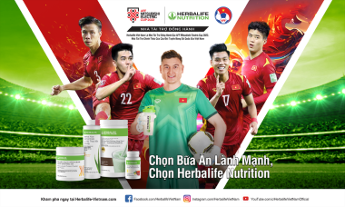 Năm thứ hai liên tiếp Herbalife Nutrition tài trợ đồng hành cùng AFF Cup