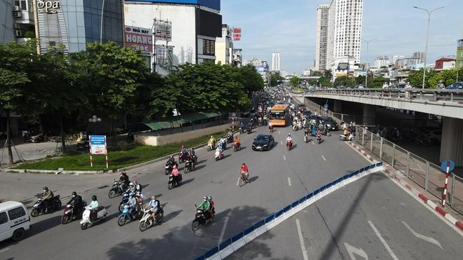 Nguy cơ "vỡ trận" nút giao Ngã Tư Sở sau thông xe vành đai 2 trên cao ảnh 2