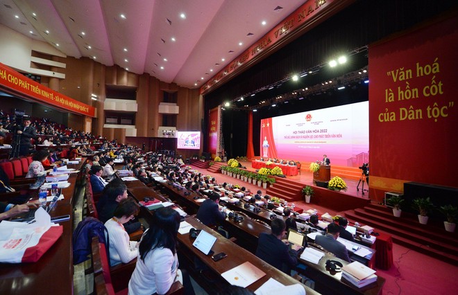 Thường trực Ban Bí thư Võ Văn Thưởng: "Văn hóa phải được đặt ngang hàng với kinh tế, chính trị, xã hội" ảnh 2