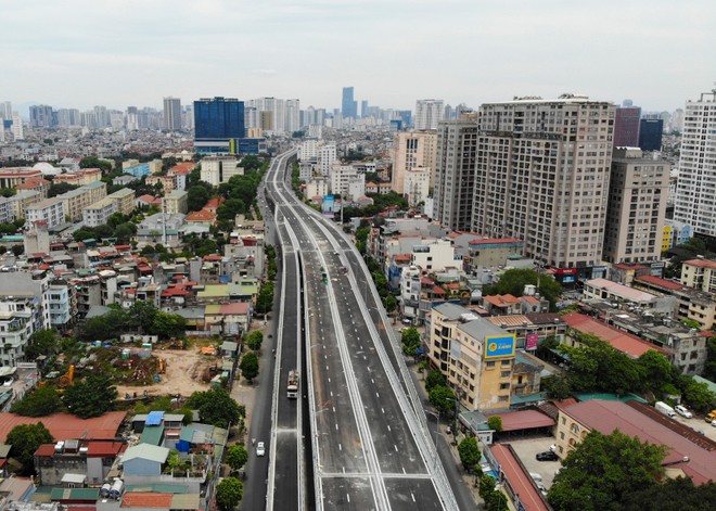 Hoàn thiện thủ tục để thông xe Vành đai 2 trên cao vào đầu tháng 1-2023 ảnh 1