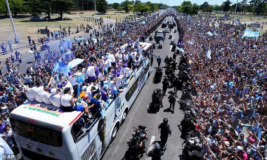 Một người chết trong màn ăn mừng vô địch của ĐT Argentina