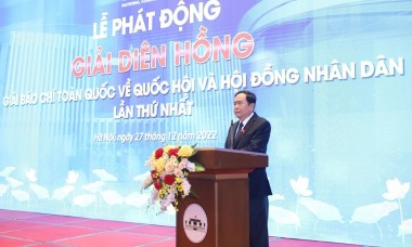 Phát động Giải báo chí toàn quốc về Quốc hội và HĐND - Giải Diên Hồng lần thứ nhất