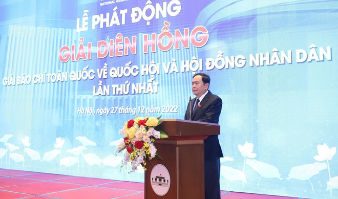 Phát động Giải báo chí toàn quốc về Quốc hội và HĐND - Giải Diên Hồng lần thứ nhất ảnh 1