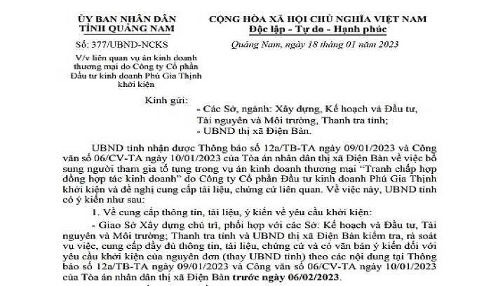 Động thái bất ngờ trong vụ Phú Gia Thịnh kiện Công ty STO