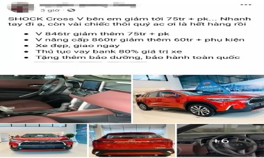 Toyota Corolla Cross bất ngờ “rớt giá” kỷ lục: Thời tới với khách Việt