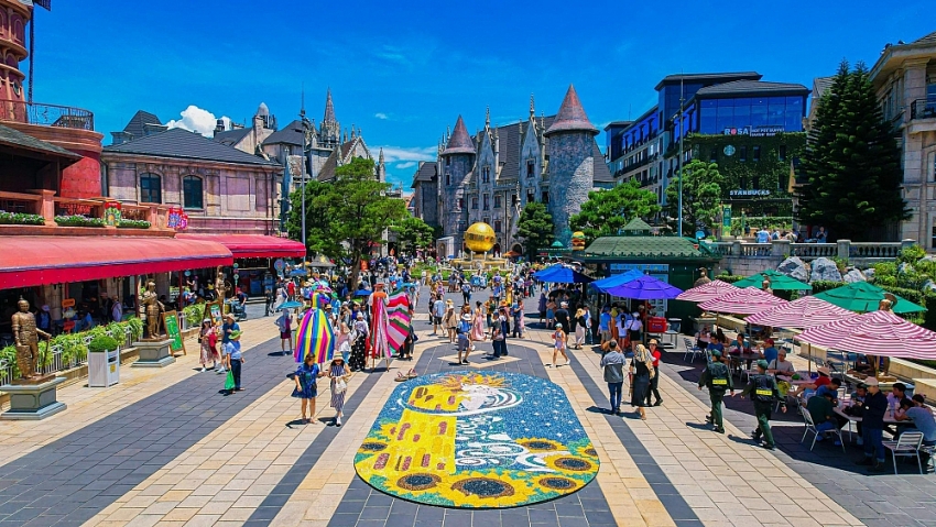 Sun World Ba Na Hills - một trong những điểm đến “thương hiệu” của Đà Nẵng. Ảnh Sun Group