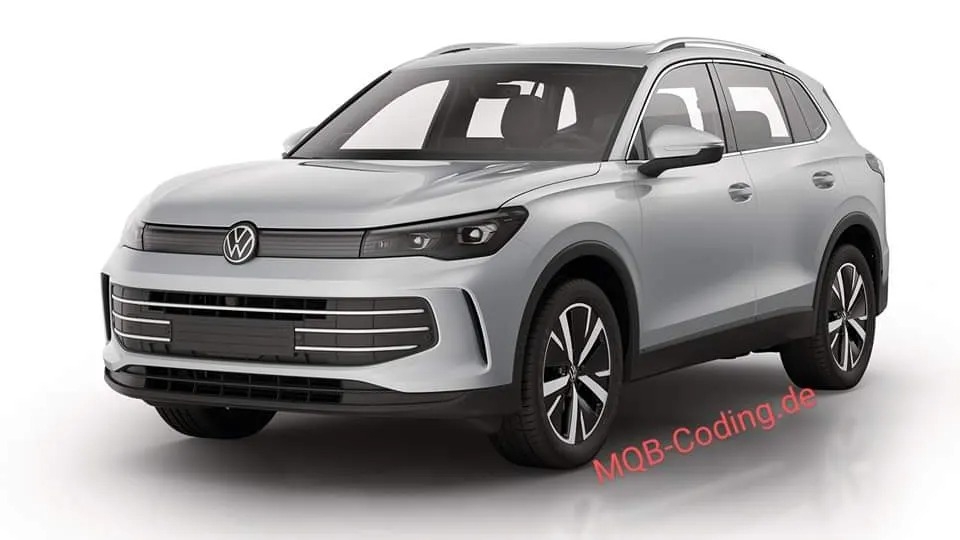 VW Tiguan 2024 lộ ảnh nóng trước giờ ra mắt