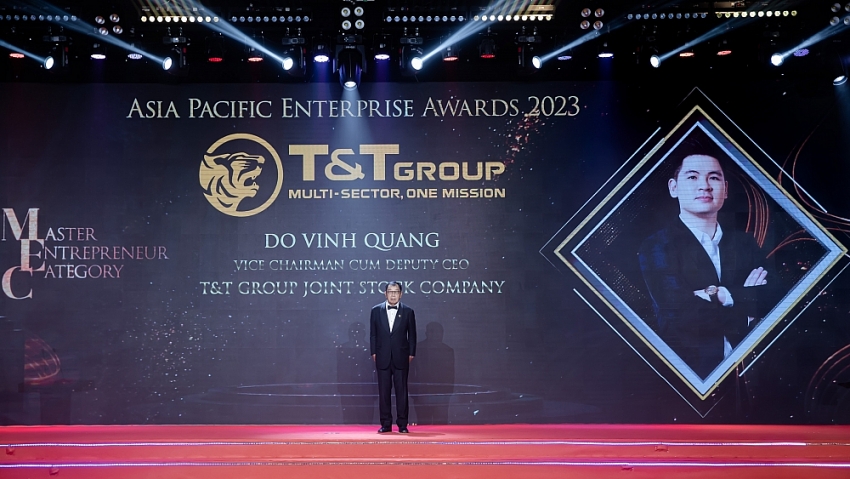 Ông Đỗ Vinh Quang, Phó Chủ tịch HĐQT Tập đoàn T&T Group được APEA 2023 vinh danh Doanh nhân xuất sắc Châu Á 2023