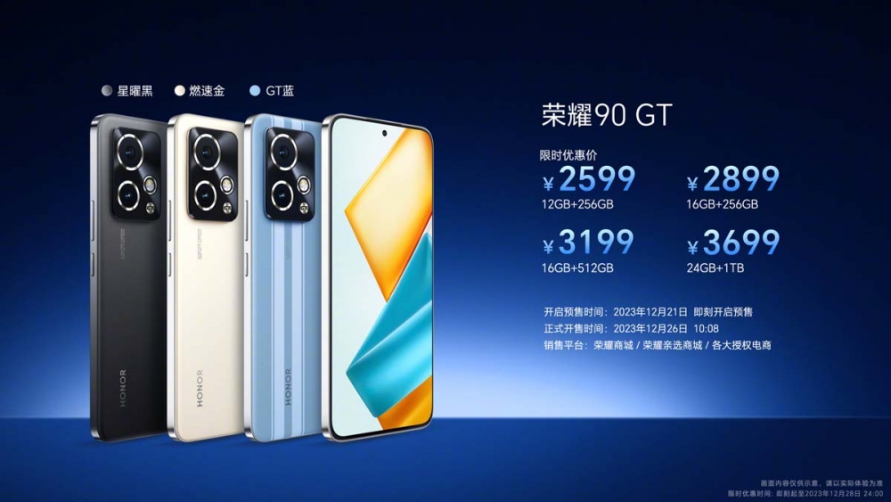 Siêu phẩm gaming Honor 90 GT ra mắt, hiệu năng ngang Galaxy S23 Ultra kèm RAM lên tới 24GB