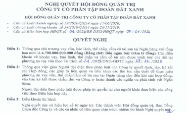 Nợ vay hơn 5.600 tỷ, Đất Xanh (DXG) vẫn muốn vay thêm 4.700 tỷ đồng từ ngân hàng