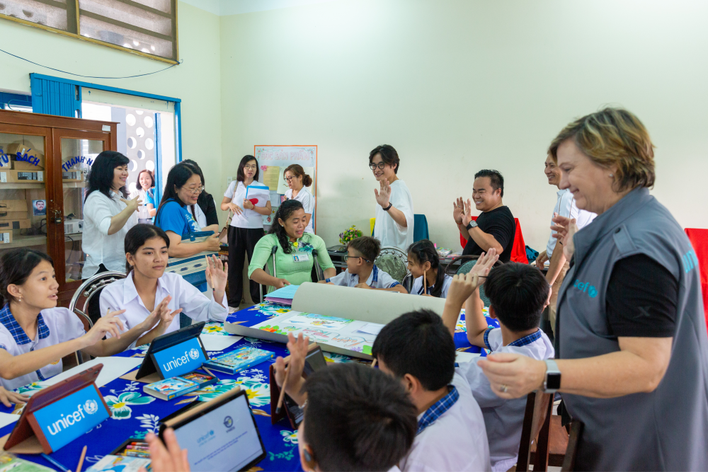 UNICEF và Masterise tới Sóc Trăng và chứng kiến các “Sáng kiến thay đổi tương lai”