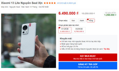 Xiaomi 13 Lite vượt qua “kiếp nạn thứ 82” nhờ giá vô cùng rẻ, anh em ví mỏng mừng thầm