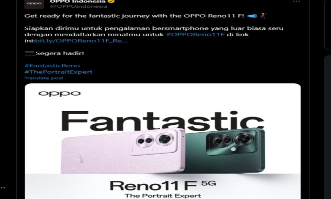 OPPO Reno11 F xuất hiện với màn hình lớn, trang bị cao cấp chẳng kém Galaxy S23 Plus