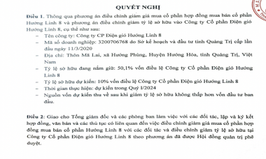 iCapital (PTC) tính bán 40% vốn tại Điện gió Hướng Linh 8