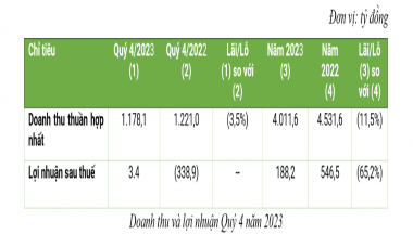 Bamboo Capital (BCG): Doanh thu 4.012 tỷ, đòn cân nợ tiếp tục giảm mạnh