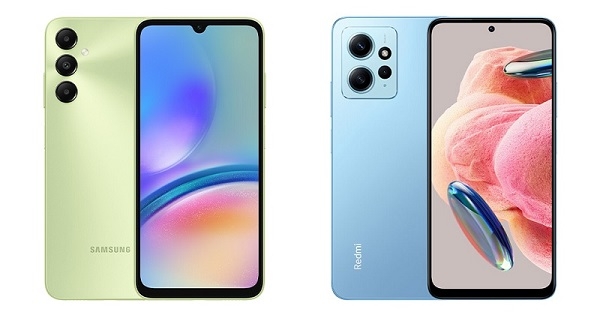 Samsung Galaxy A05s và Xiaomi Redmi Note 12, đâu là lựa chọn tốt?