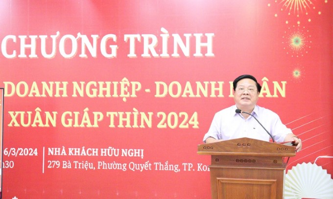 Kon Tum tổ chức gặp mặt doanh nhân đầu năm Xuân Giáp Thìn 2024