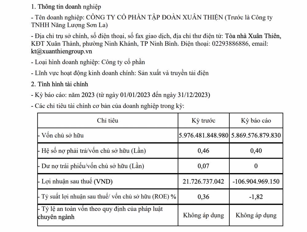 Tập đoàn Xuân Thiện: Kinh doanh đi xuống, công ty mẹ lỗ gần 107 tỷ đồng, công ty con báo lãi “còi”