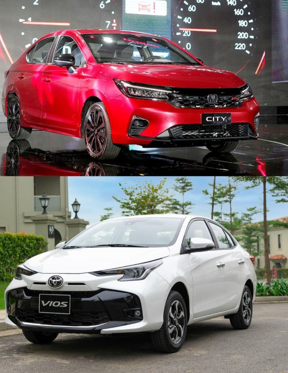 So sánh Toyota Vios và Honda City: Đâu là sự lựa chọn tốt?