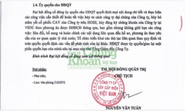 CADIVI muốn hủy niêm yết hơn 57 triệu cổ phiếu CAV, quyền lợi của cổ đông sẽ ra sao?