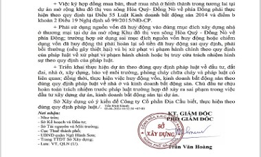 Đà Nẵng: 229 căn nhà thuộc Khu đô thị Hòa Quý – Đồng Nò được phép huy động vốn