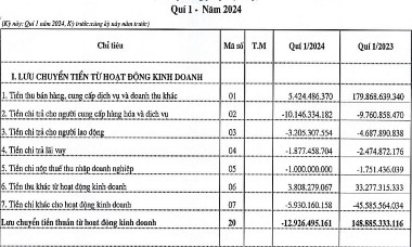 ‘Sốc’ với kết quả kinh doanh quý 1/2024 của DIC Hội An (DIH)