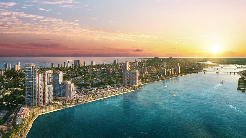 Sun Symphony Residence - “mảnh ghép” xứng tầm với vị thế của khu vực “trái tim” Đà Nẵng. Ảnh phối cảnh minh họa