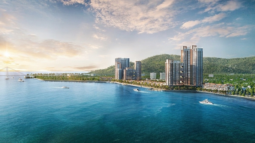 Phối cảnh minh họa quần thể Sun Symphony Residence - Ảnh Sun Property