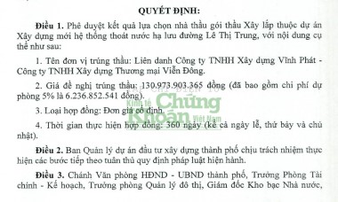 Thừa nhận văn bằng của nhân sự đề xuất là giả, một nhà thầu bị loại thẳng tay tại gói thầu hơn 130 tỷ đồng