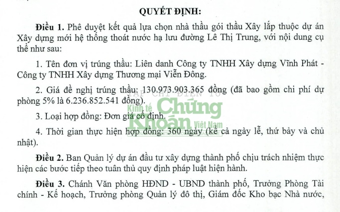 Quyết định được ký ngày 5/6/2024