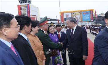 Chuyến thăm cấp Nhà nước tới Campuchia của Chủ tịch nước Tô Lâm và đoàn đại biểu cấp cao Việt Nam kết thúc tốt đẹp