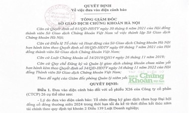 Công ty CP 26: Thắng thầu như chẻ tre không cứu được tình trạng bị cảnh báo