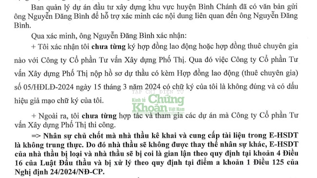 Gian lận hồ sơ tại gói thầu 120 tỷ đồng, Công ty Phố Thị từng trúng thầu tại những chủ đầu tư nào?