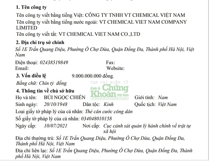 Công ty Chemical Việt Nam và ‘may mắn khó tin’ khi đấu thầu tại Hóa chất Việt Trì