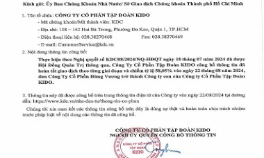 Tỷ phú Trần Bá Dương giải cứu bất thành, “vua cá tra” Hùng Vương (HVG) chính thức về dưới trướng đại gia Trần Kim Thành