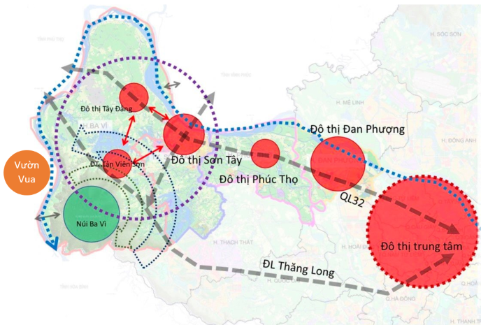 Bất động sản phía Tây Hà Nội tăng giá cơ hội cho các doanh nghiệp có quỹ đất lớn