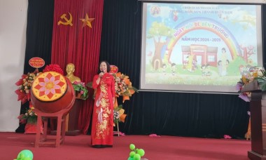 Trường Mầm non Thanh Xuân Nam tưng bừng khai giảng năm học mới