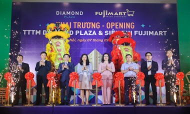 Khai trương trung tâm thương mại Diamond Plaza - Điểm mua sắm lý tưởng của Hà Nội