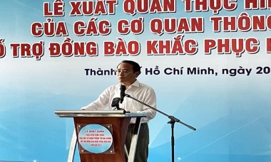 Cơ quan báo chí TP Hồ Chí Minh lên đường hỗ trợ miền Bắc khắc phục hậu quả thiên tai