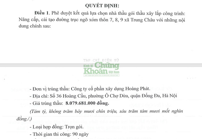 Thắng dễ gói thầu 98 tỷ đồng ở ‘sân nhà’ Đan Phượng, năng lực bộ đôi Hoàng Phát – Hải Hoàng có gì nổi bật?