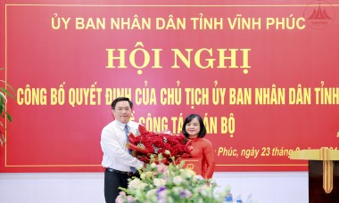 Bổ nhiệm nhân sự tại Vĩnh Phúc, Đắk Nông